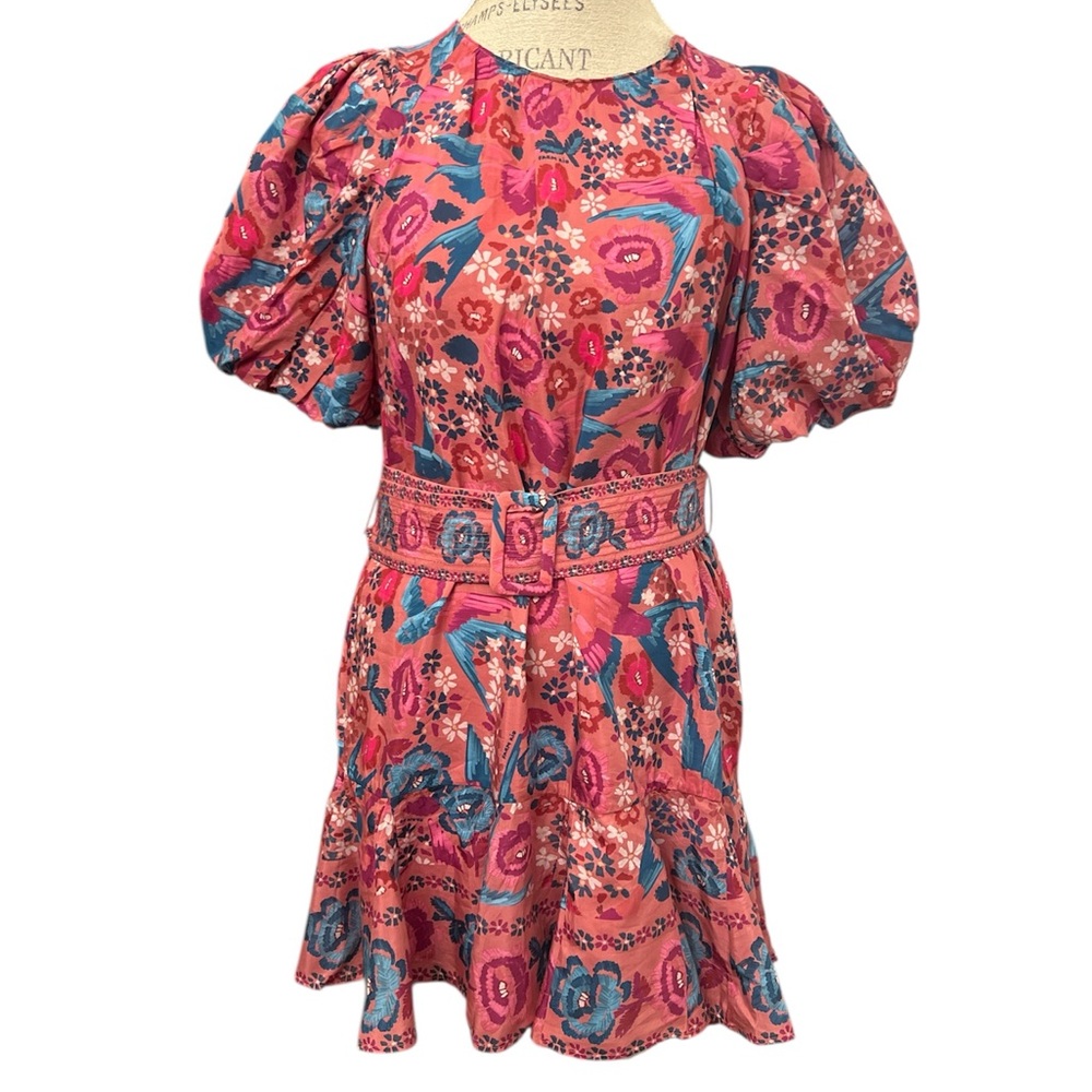 Farm Rio Floral Puff Sleeve Dress